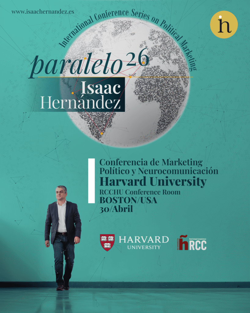 Conferencia comunicacion y marketing político en RCCHU Harvard University