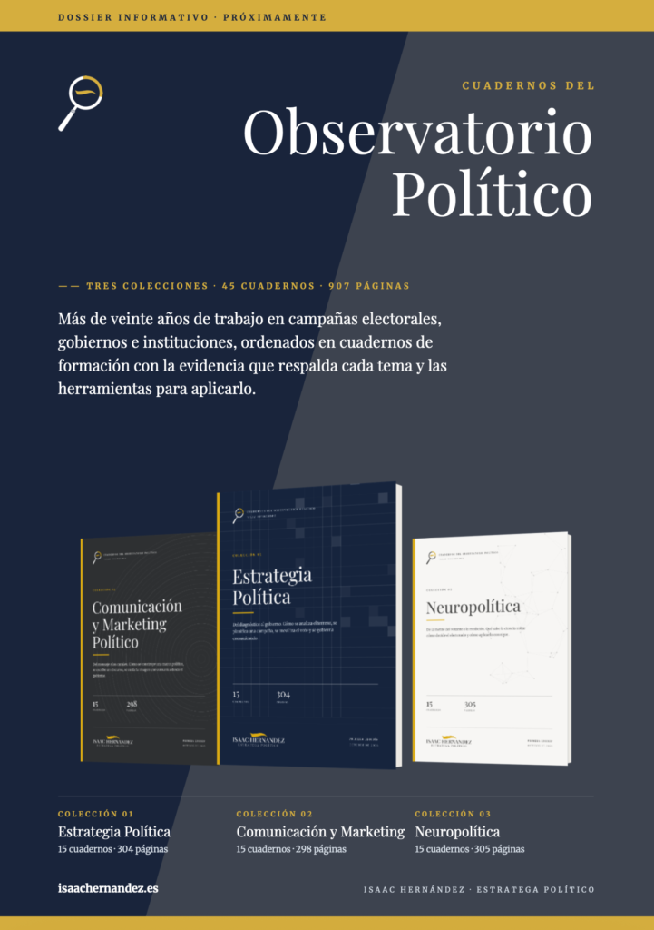 El Observatorio Político: cuadernos de marketing político y estrategia electoral cuadernos observatorio politico isaac hernandez